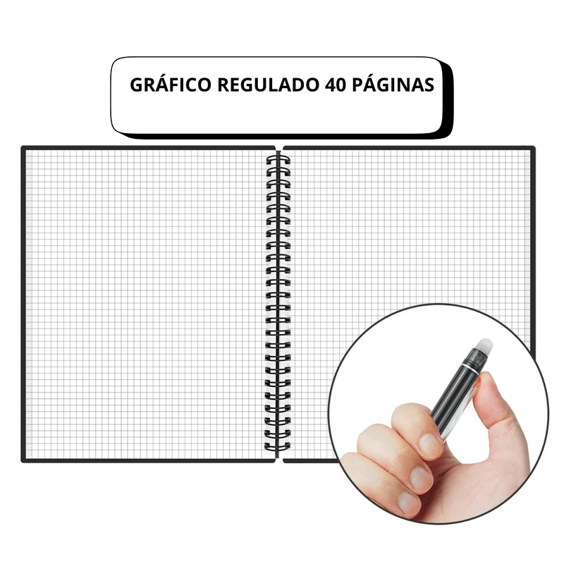 Caderno Indestrutível Reutilizável