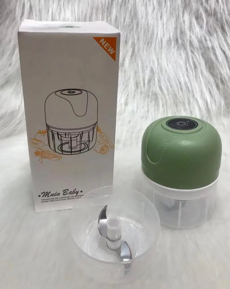 Mini Triturador Elétrico de Alimentos Portátil USB De 100/250ML - Bivolt