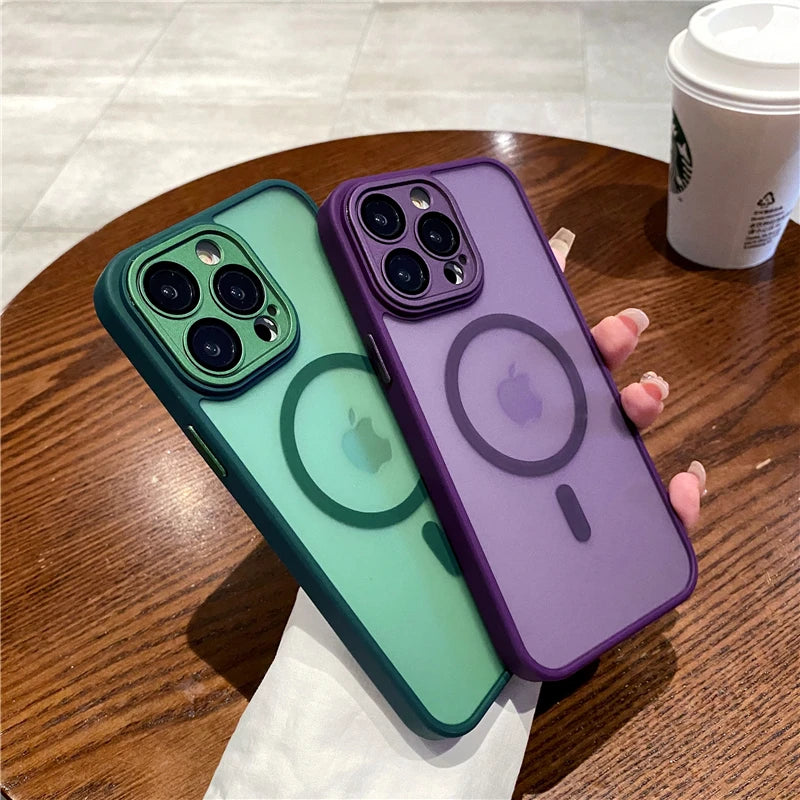 Capinha Magnética de Silicone para iPhone: Proteção e Estilo Unidos em um Design Inovador