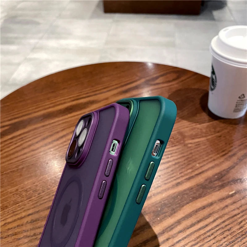 Capinha Magnética de Silicone para iPhone: Proteção e Estilo Unidos em um Design Inovador