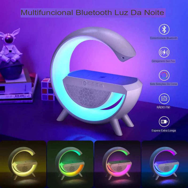 Caixinha De Som G-speaker smart station e android iluminaria