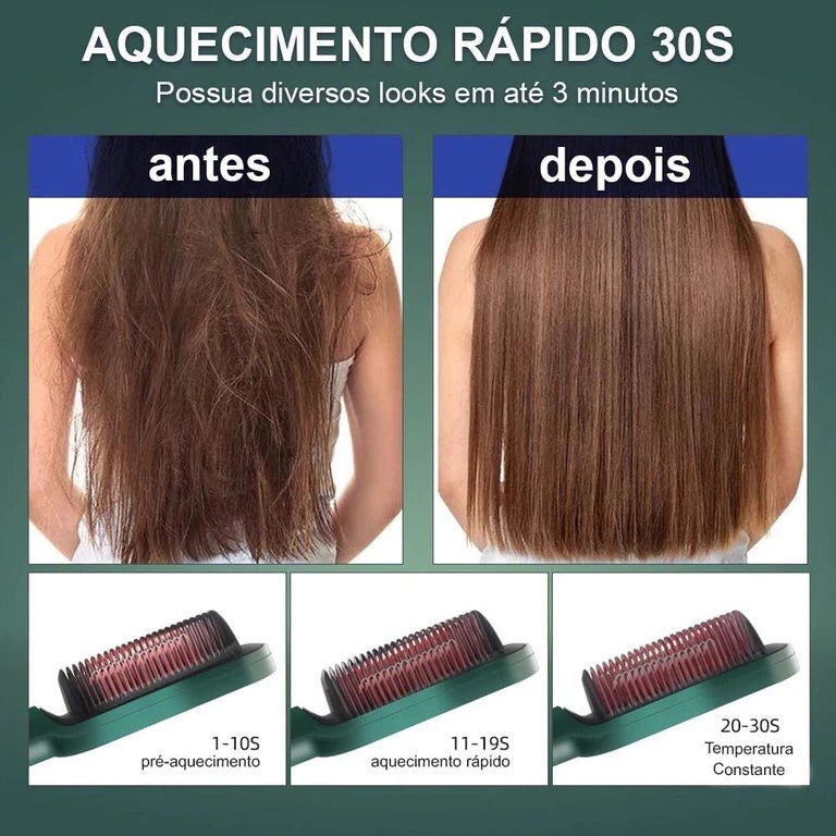 Escova Modelador de Cabelo Ultra Alisador