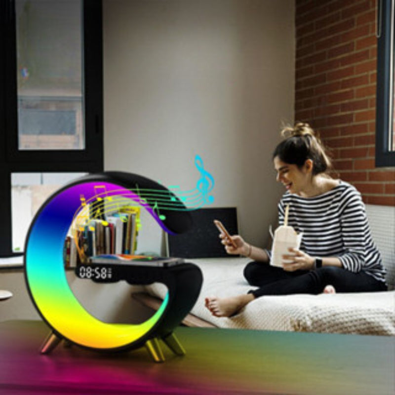 Caixinha De Som G-speaker smart station e android iluminaria